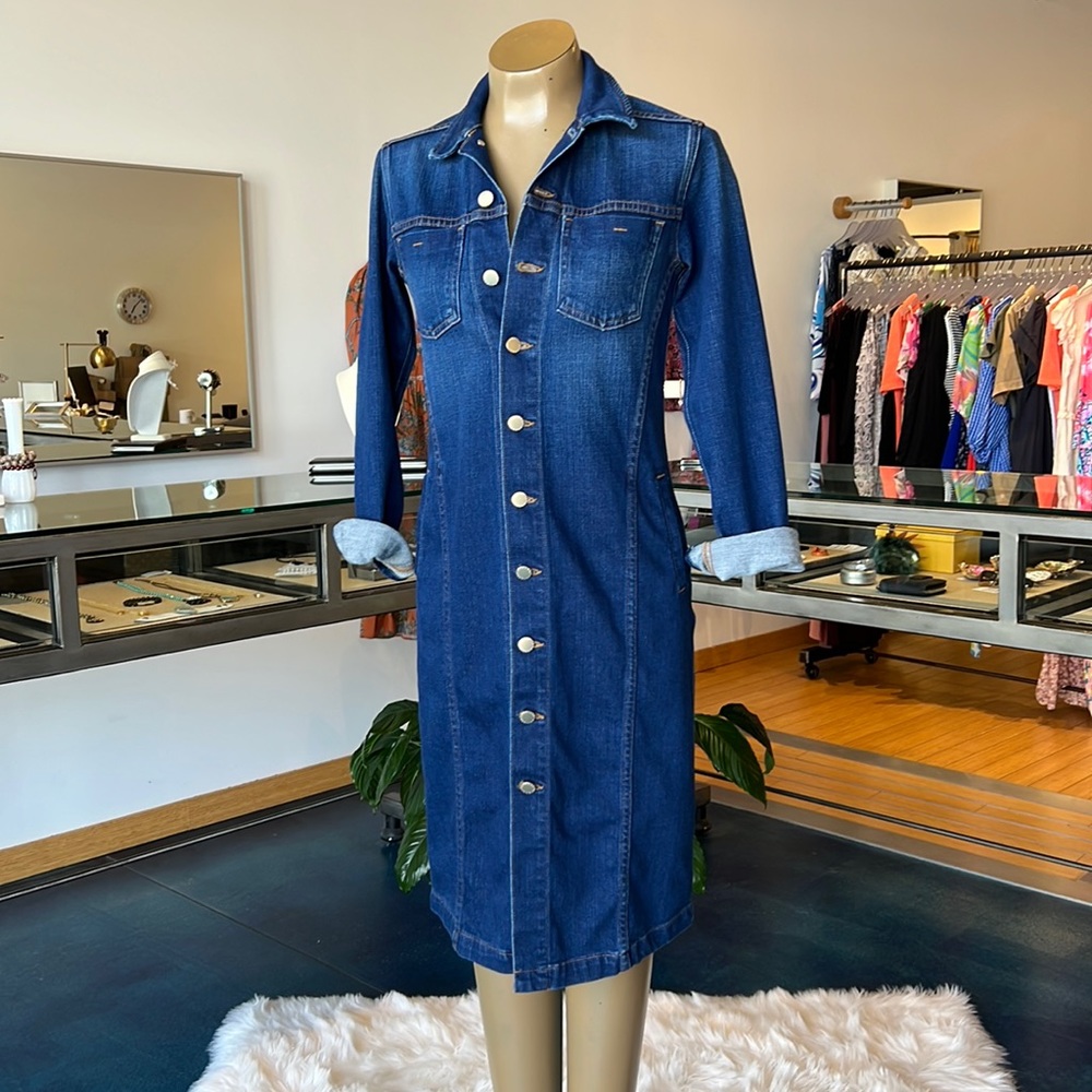 NWT L’Agence Denim Midi